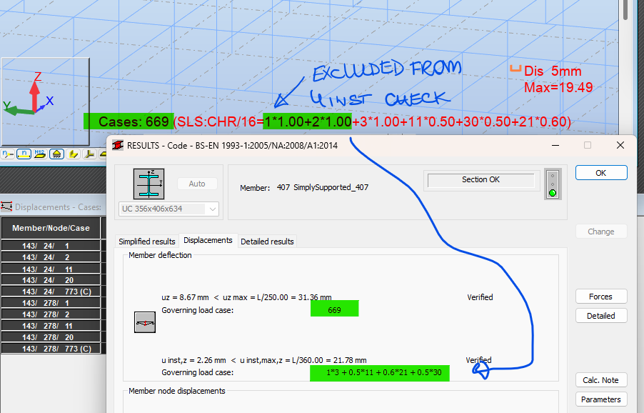 Steel design to Eurocode - issue with SLS verification - Autodesk Community