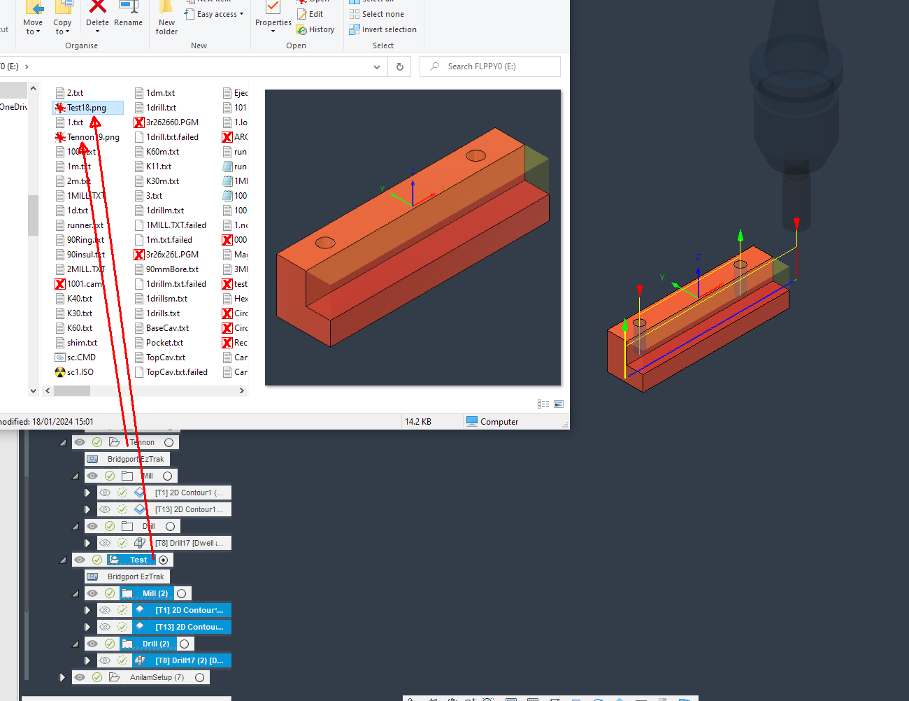 Posting Setup with Named View orientation also create a PNG file ...