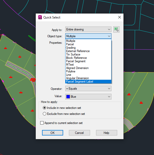 Bring all parcel area labels to the front - Autodesk Community