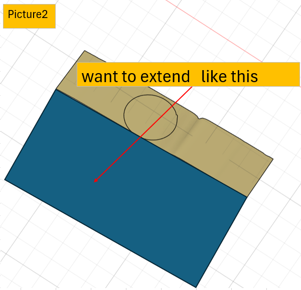 Solved: How can extend this face - Autodesk Community