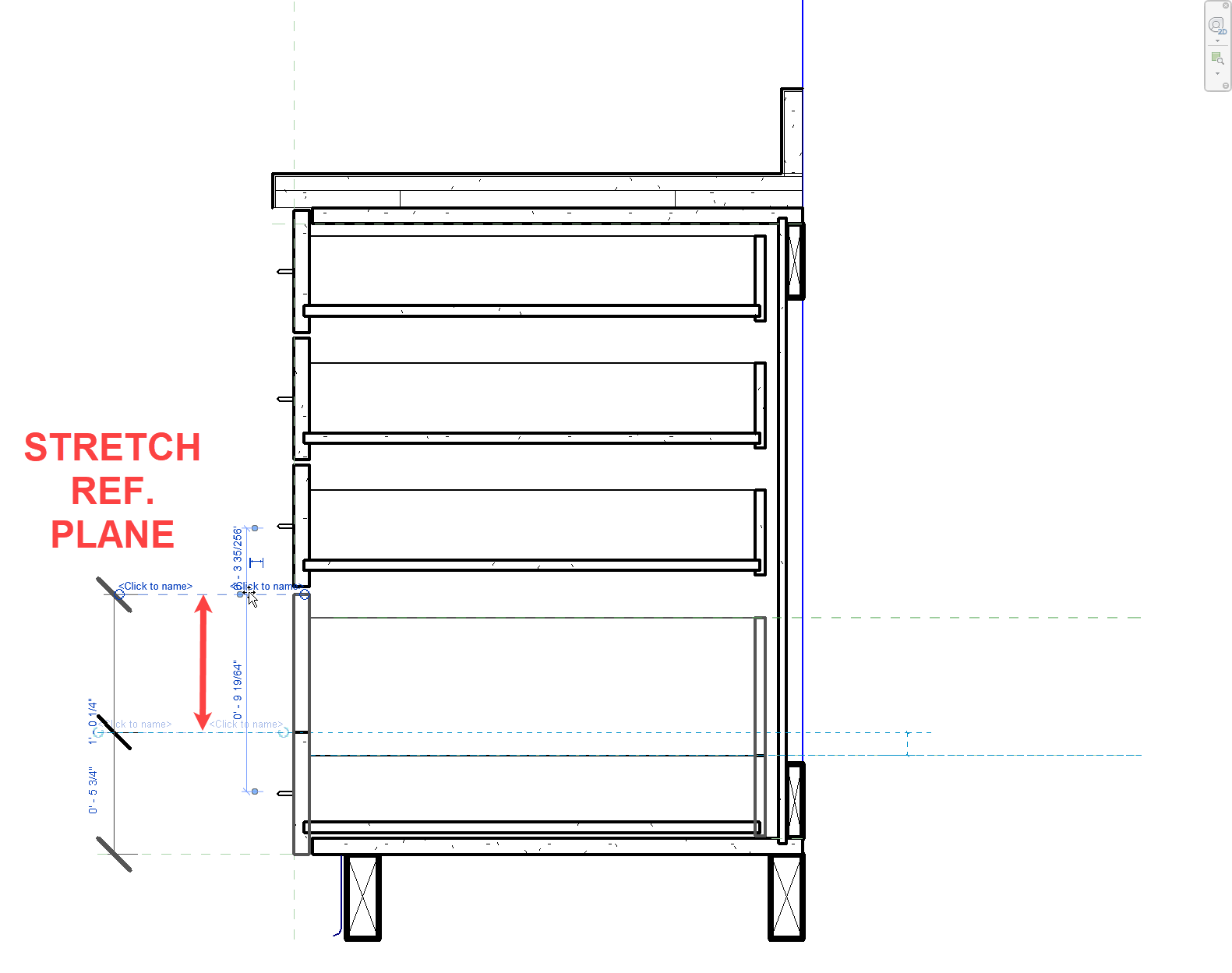 “Stretch” catchall singlestep contextual command for 2D drafting