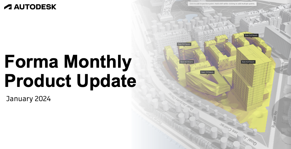 Forma Monthly Product Update - January - Autodesk Community