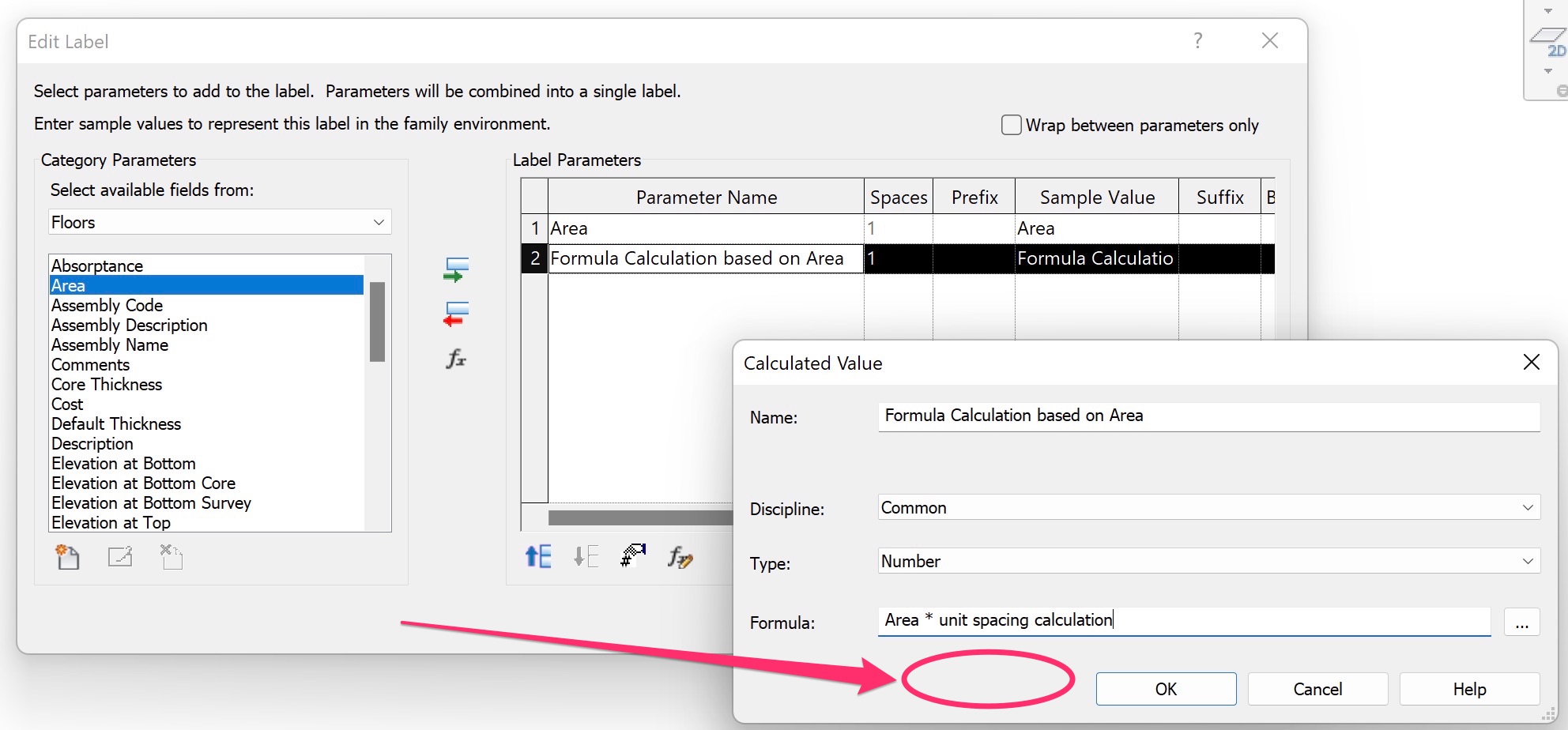 Allow calculation setting on formula, number and integer parameters in ...