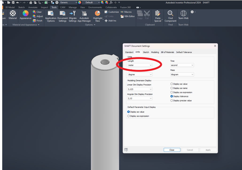 Solved: How to set finish Area in m2 in Inventor? - Autodesk Community