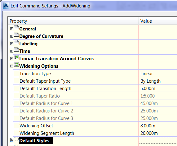 regarding offset alignment and widening in civil 3d - Autodesk Community