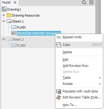 Solved: Copy Revision table between sheets - Autodesk Community