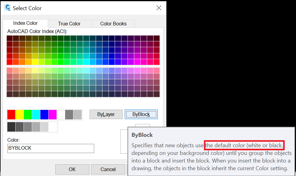 Solved: Change by block colour - Autodesk Community