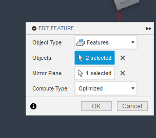 Mirrored threaded circular pattern holes - Autodesk Community
