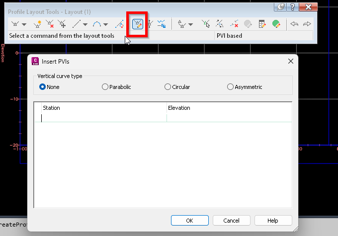 Creating a Profile view (long-section) without a surface. - Autodesk ...