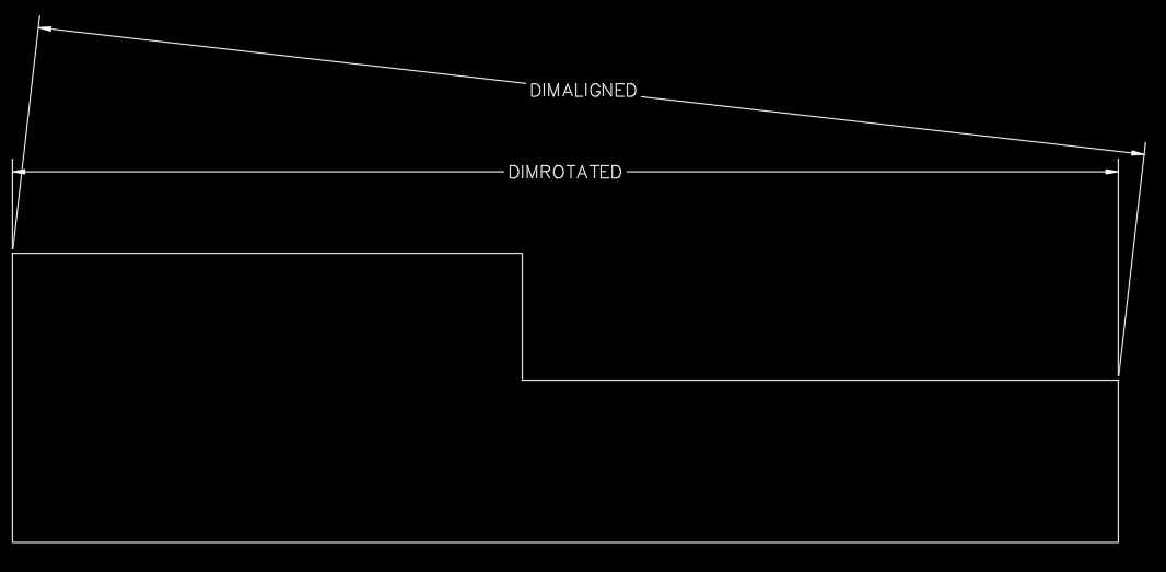 Autolisp: Dimaligned Command Produces 