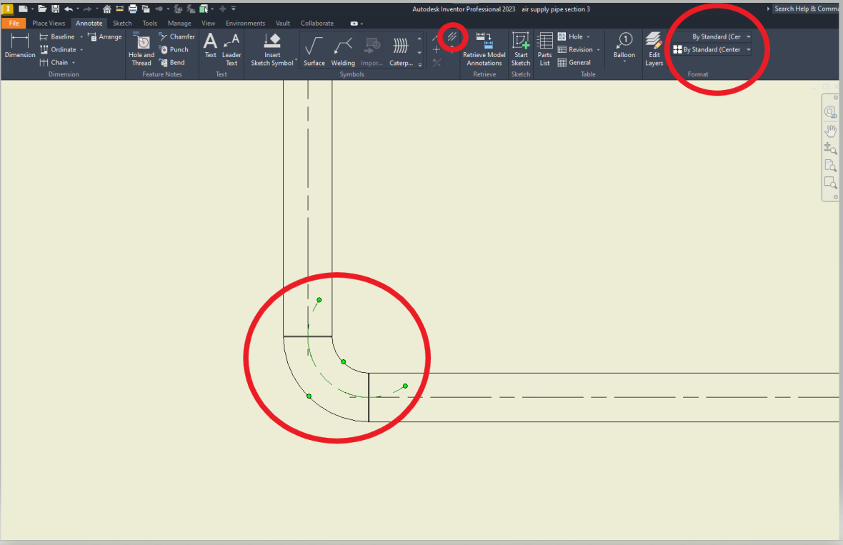 Solved: Centreline of arc cannot be adjusted? - Autodesk Community