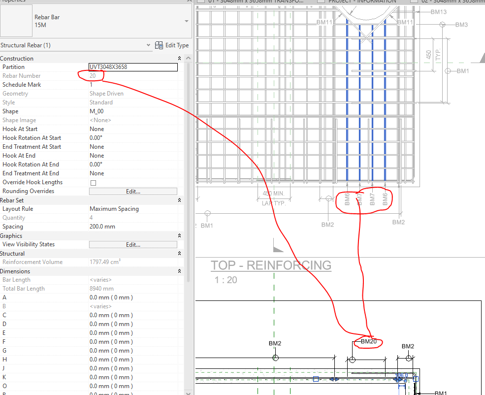 strange rebar issue with numbers not existing - Autodesk Community