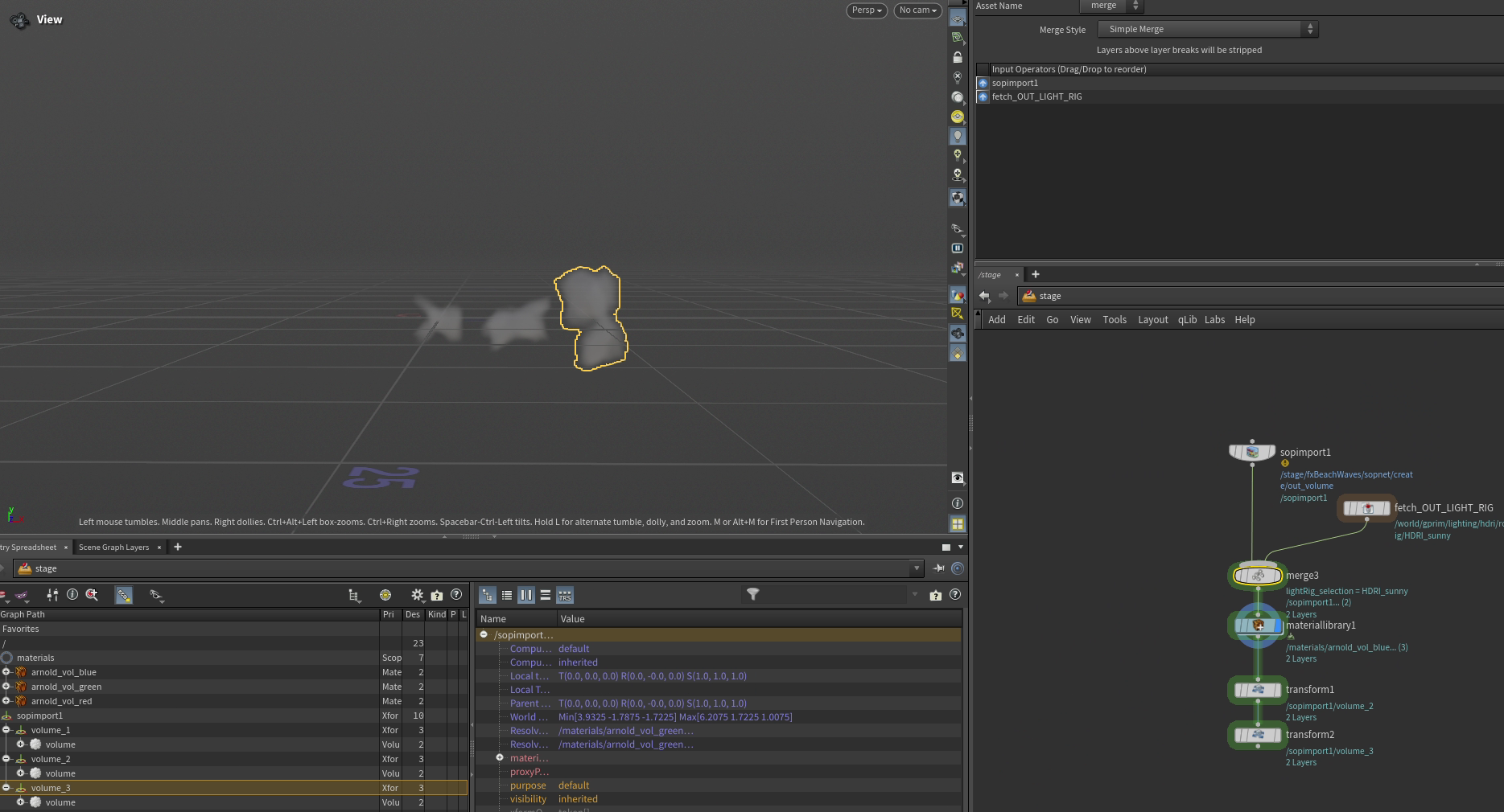 Sop Import multiple density grids only render one in htoa - Autodesk ...