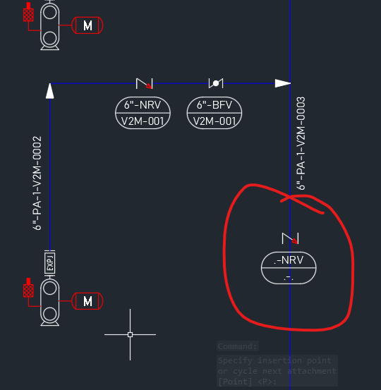 PID valve is not picking up line size and spec - Autodesk Community