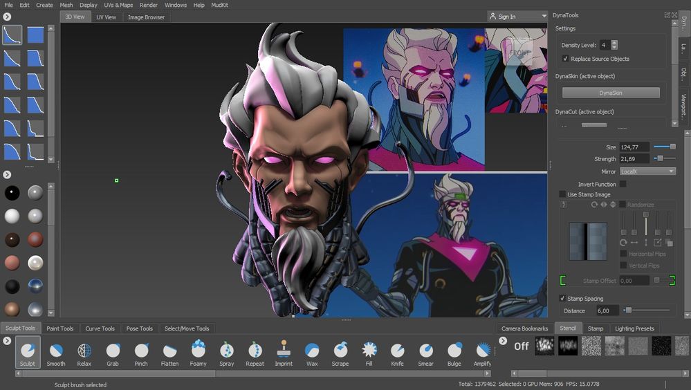 Sculpy Process in Mudbox 2023