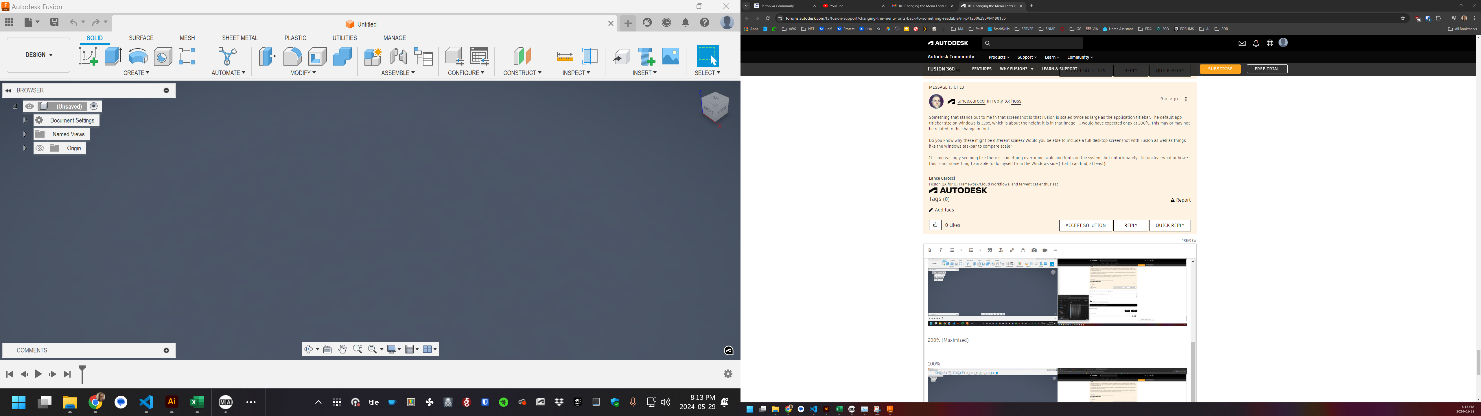 Changing the Menu Fonts back to something readable. - Autodesk Community