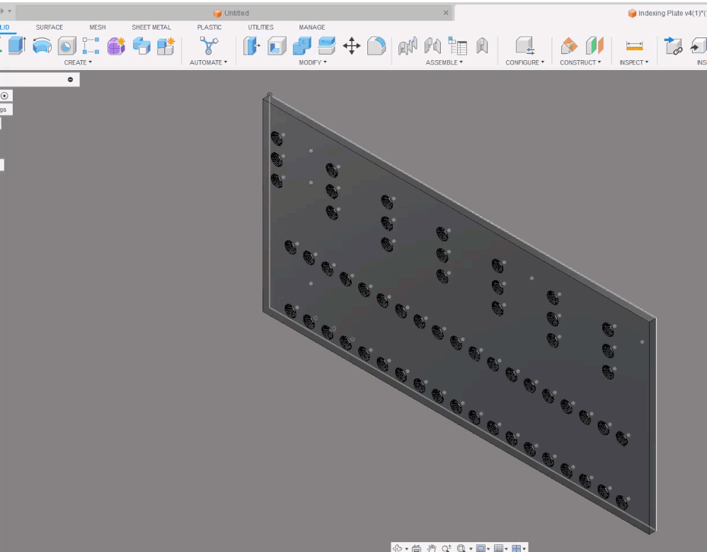 Solved Added set of different size holes Autodesk Community