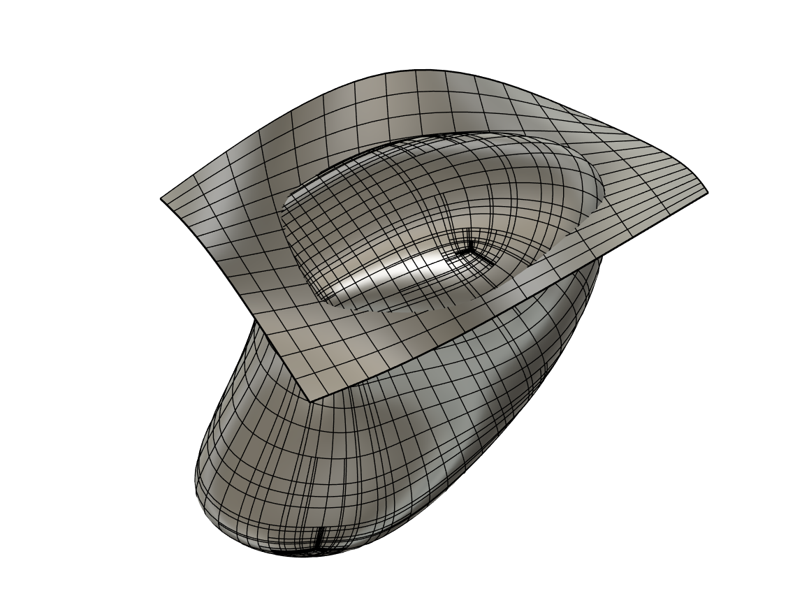 Trying to create a perpendicular channel on organic surface - Autodesk ...