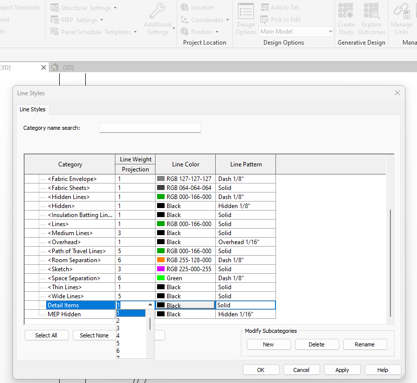Solved: Edit line in detail item family - Autodesk Community