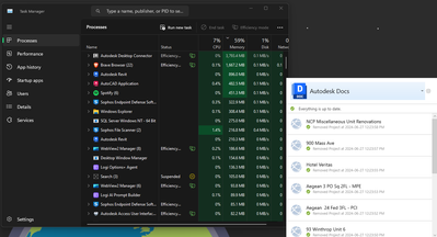 Task Manager + Desktop Connector tray window open.png