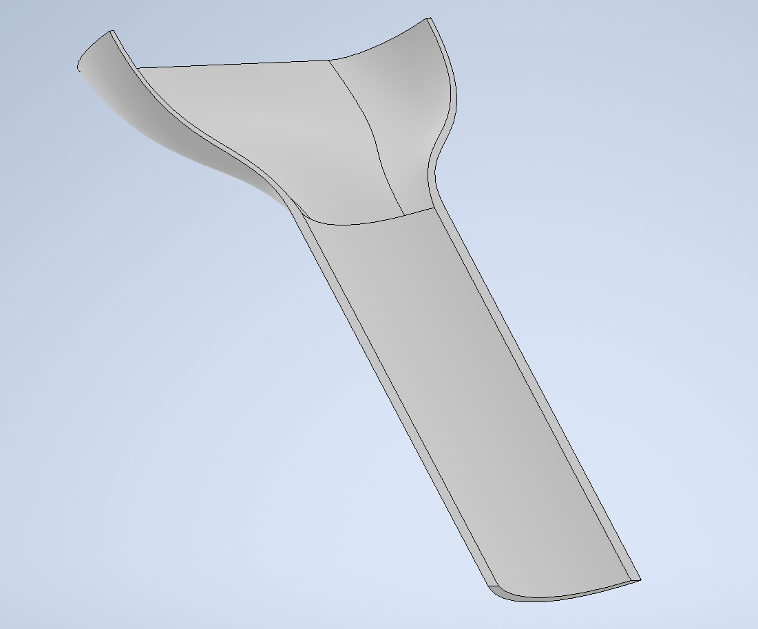 Solved: Ribs at an angle, on curved surface - Autodesk Community