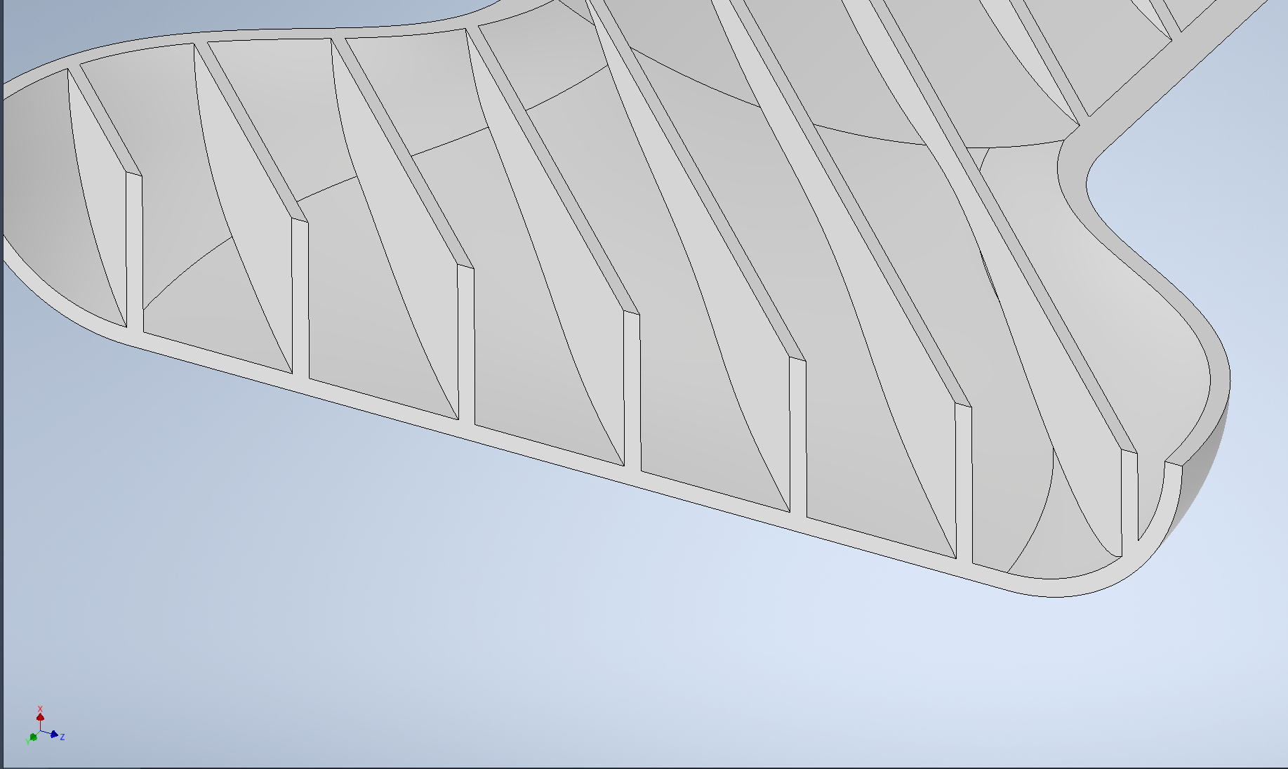 Solved: Ribs at an angle, on curved surface - Autodesk Community