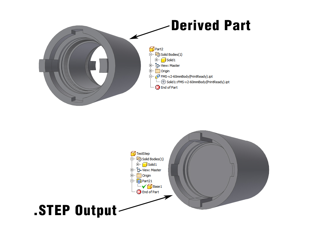 Solved: Export to STEP problem... - Autodesk Community