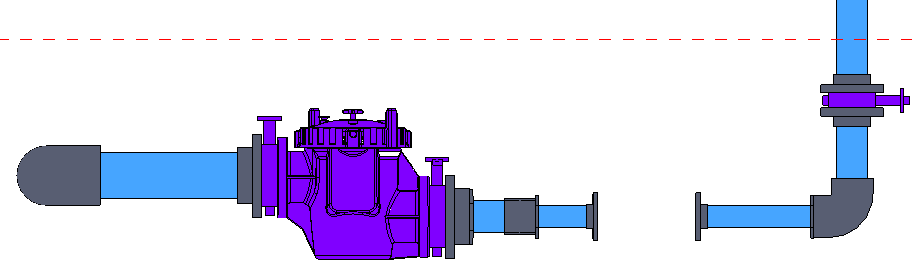 Solved: Mechanical equipment splits piping system and is part of both ...