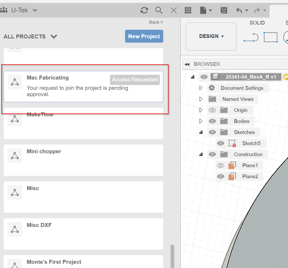How To Get Access To Project After Employee Has Left**SCREENSHOT ...