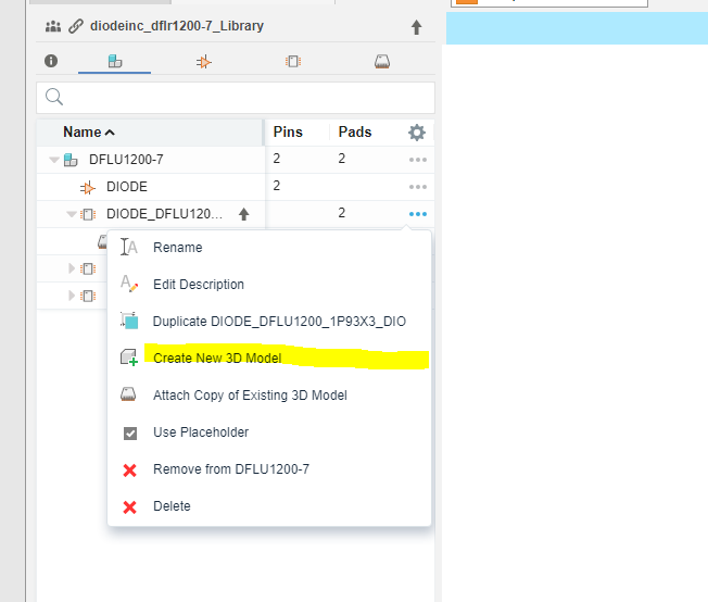 Failed to get component 3D package due to possible network or server ...