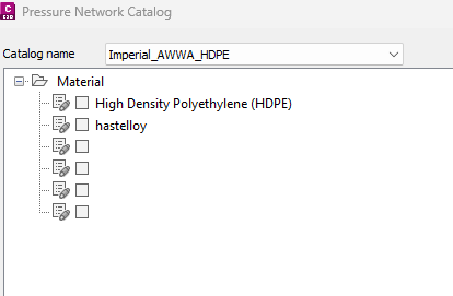 Add/Edit the Material list in the Pressure Pipe SQLite File - Autodesk ...