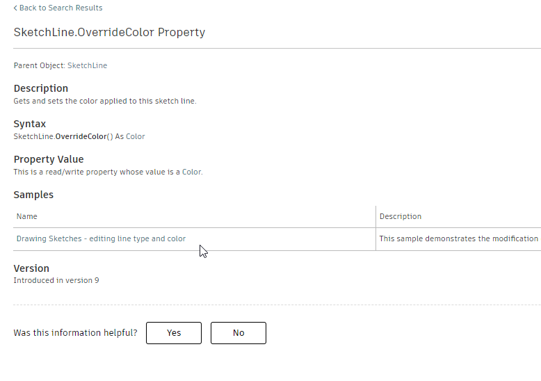Add the option to change the Override color of an object back to ...