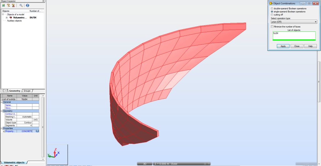 Object combination problem