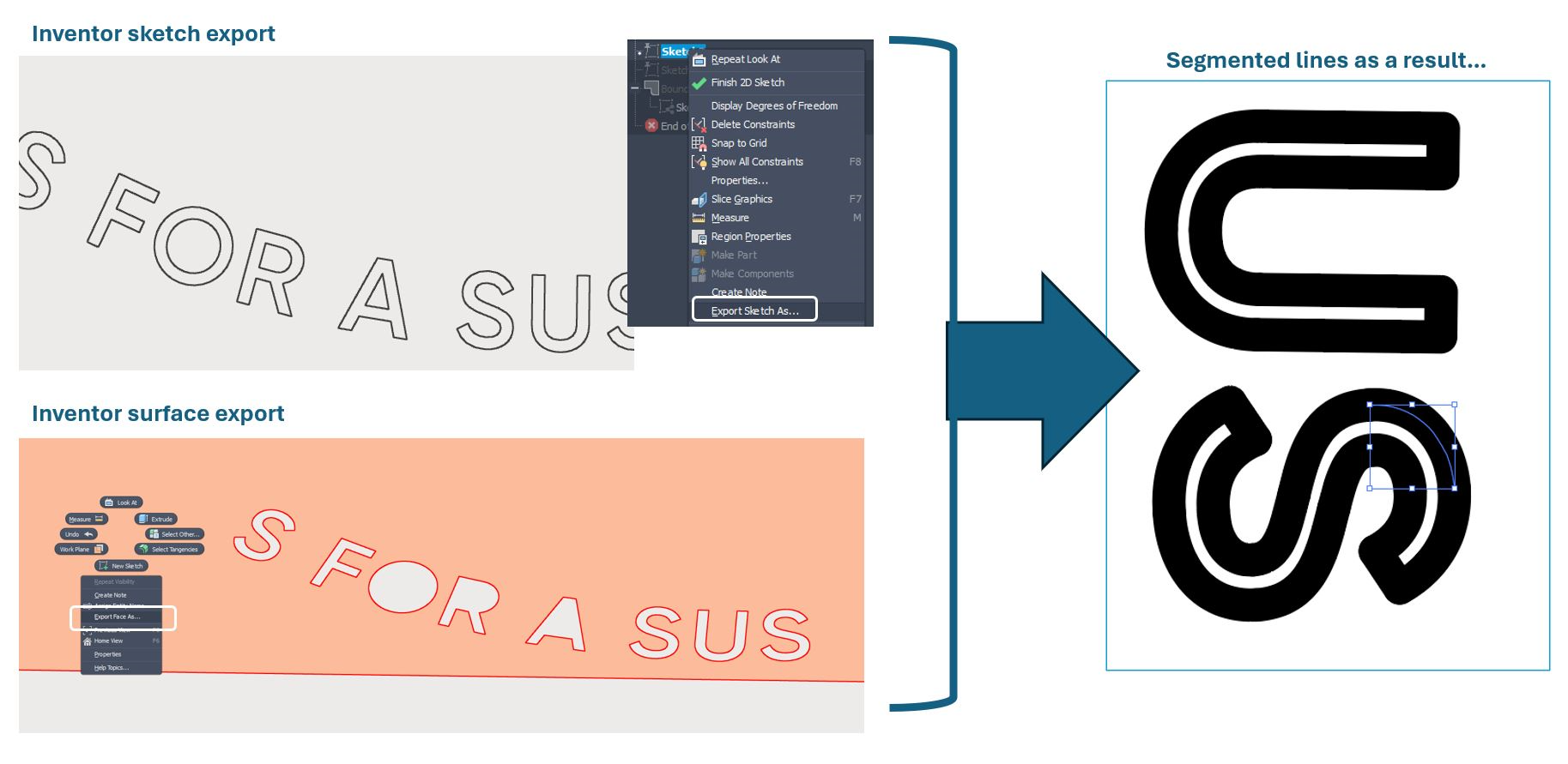 Export Logo & Text in Inventor to a DXF-file with polylines (NOT ...