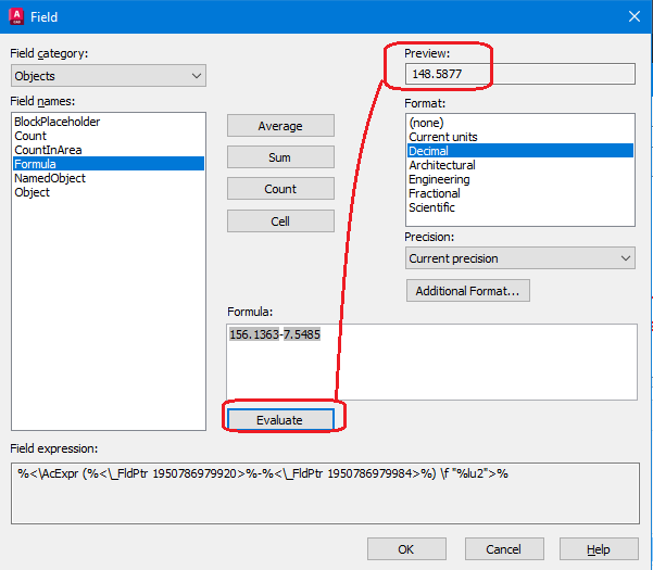 Solved: Field - area calculation, solid and void - Autodesk Community