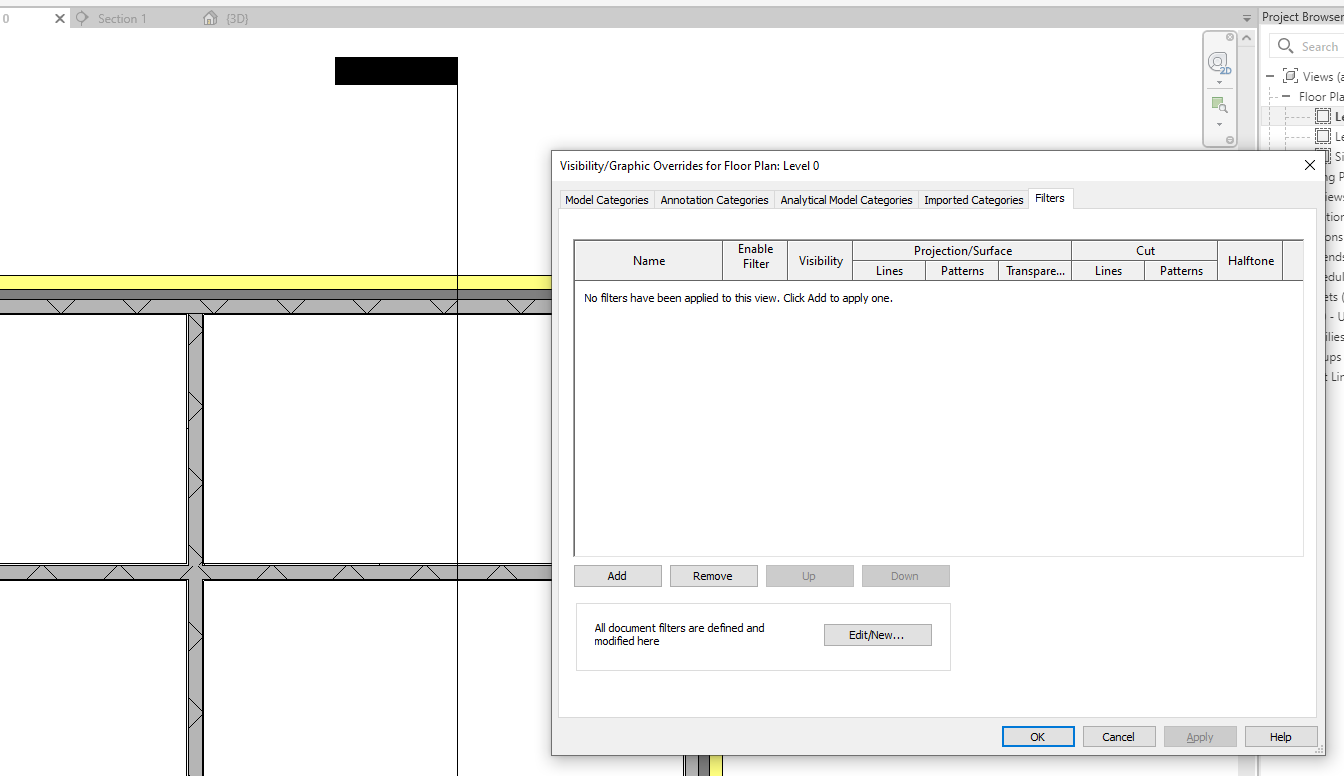 Show Different Cut Pattern for Walls in Plan vs Section - Autodesk ...