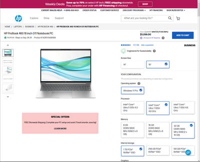 Windowsノート本体 Win11/Core i7/16GB/SSD+HDD/BD/AutoCAD - Windows 
