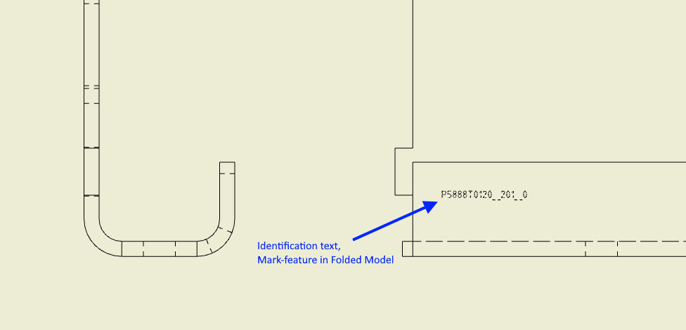 Mark feature in Folded Model