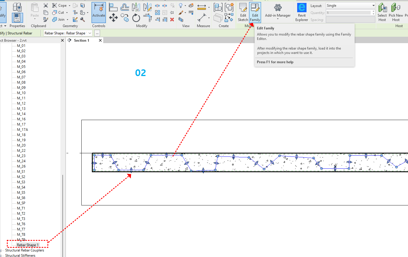 Get Rebar Shape's Family Autodesk Community