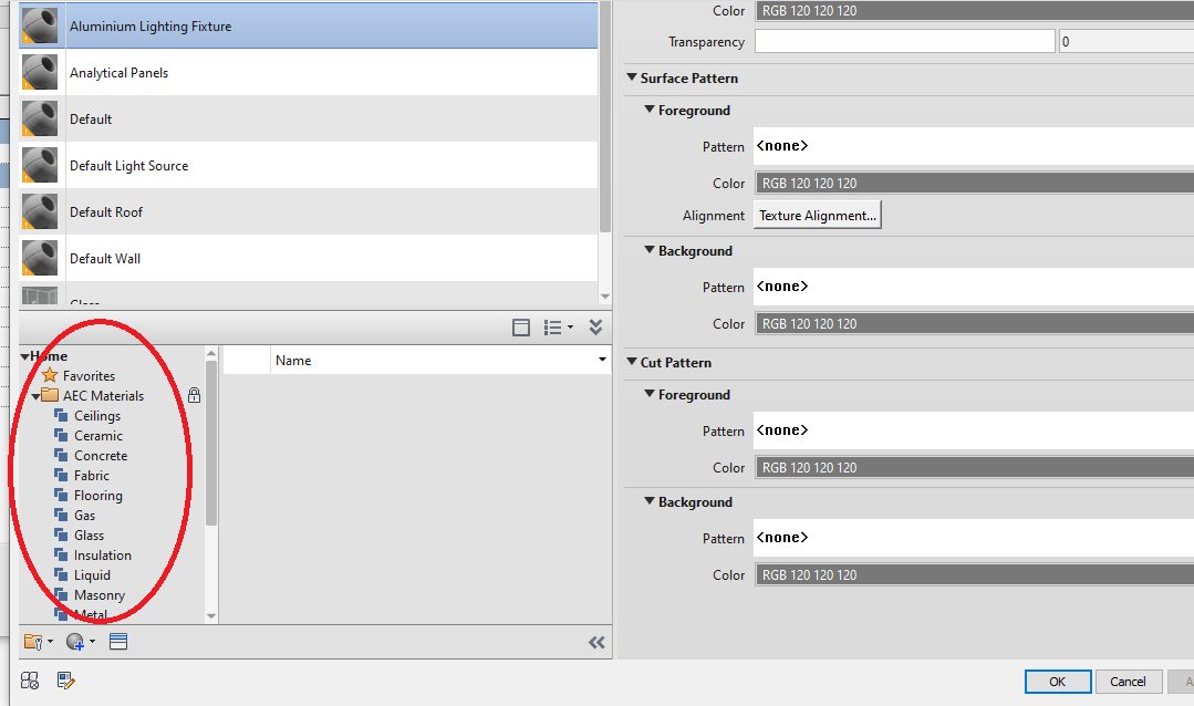 Re Materials Family not fully loaded Autodesk Community