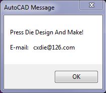 Weird AutoCAD Pop Up Message from cxdie email address.JPG