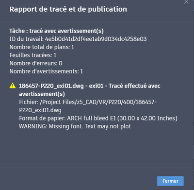 Sheetset web publishing Missing font error Autodesk Community
