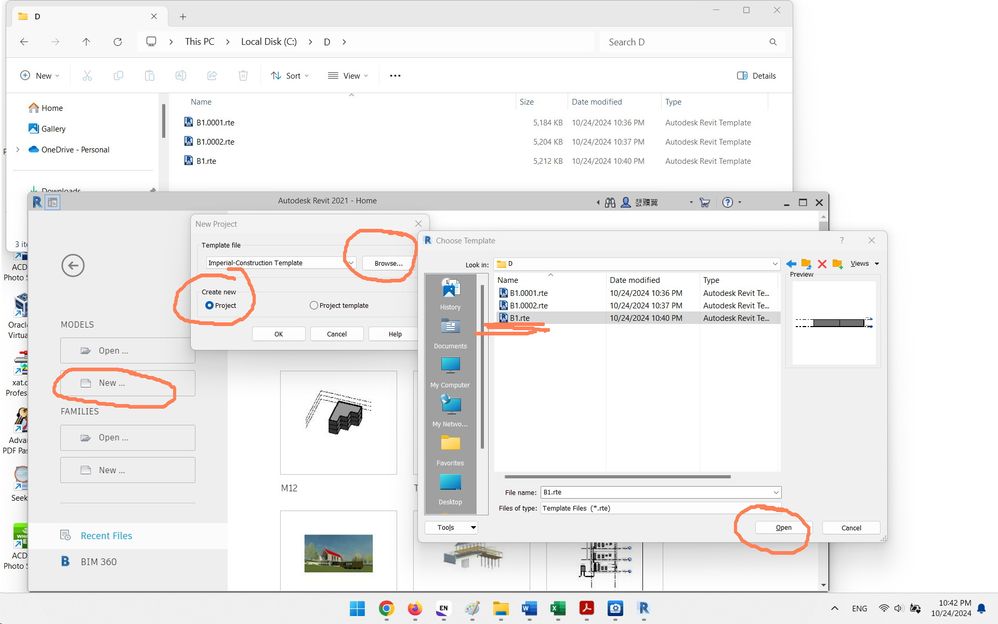 Solved: Revit 2021: How to save the .rte file to .rvt file, - Autodesk ...