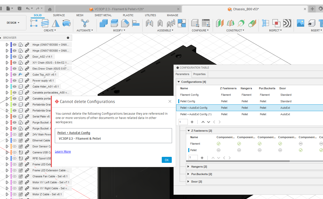 Re: Configurations did not save properly - Autodesk Community
