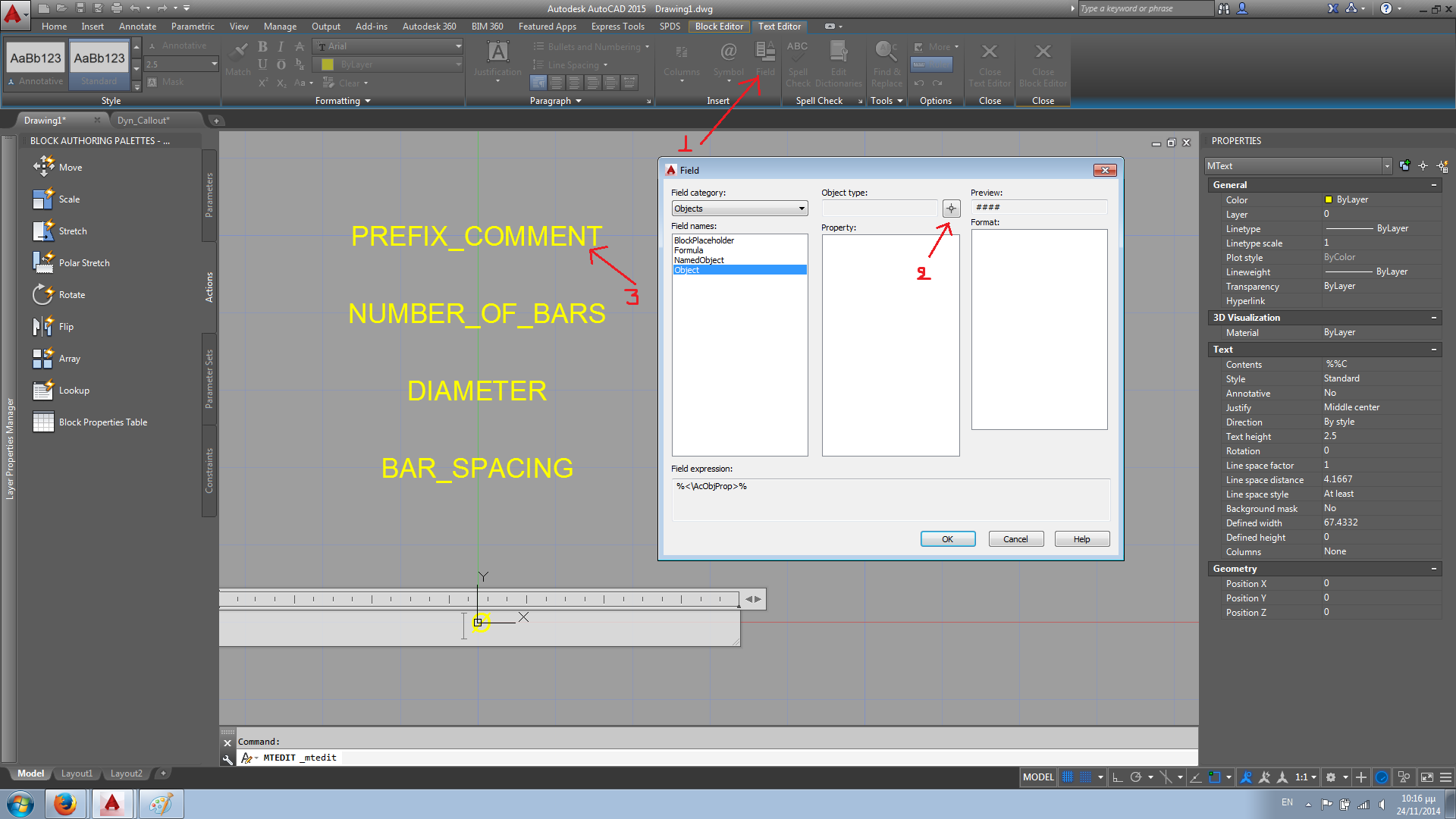 Solved: Text field attribute value - Autodesk Community - AutoCAD