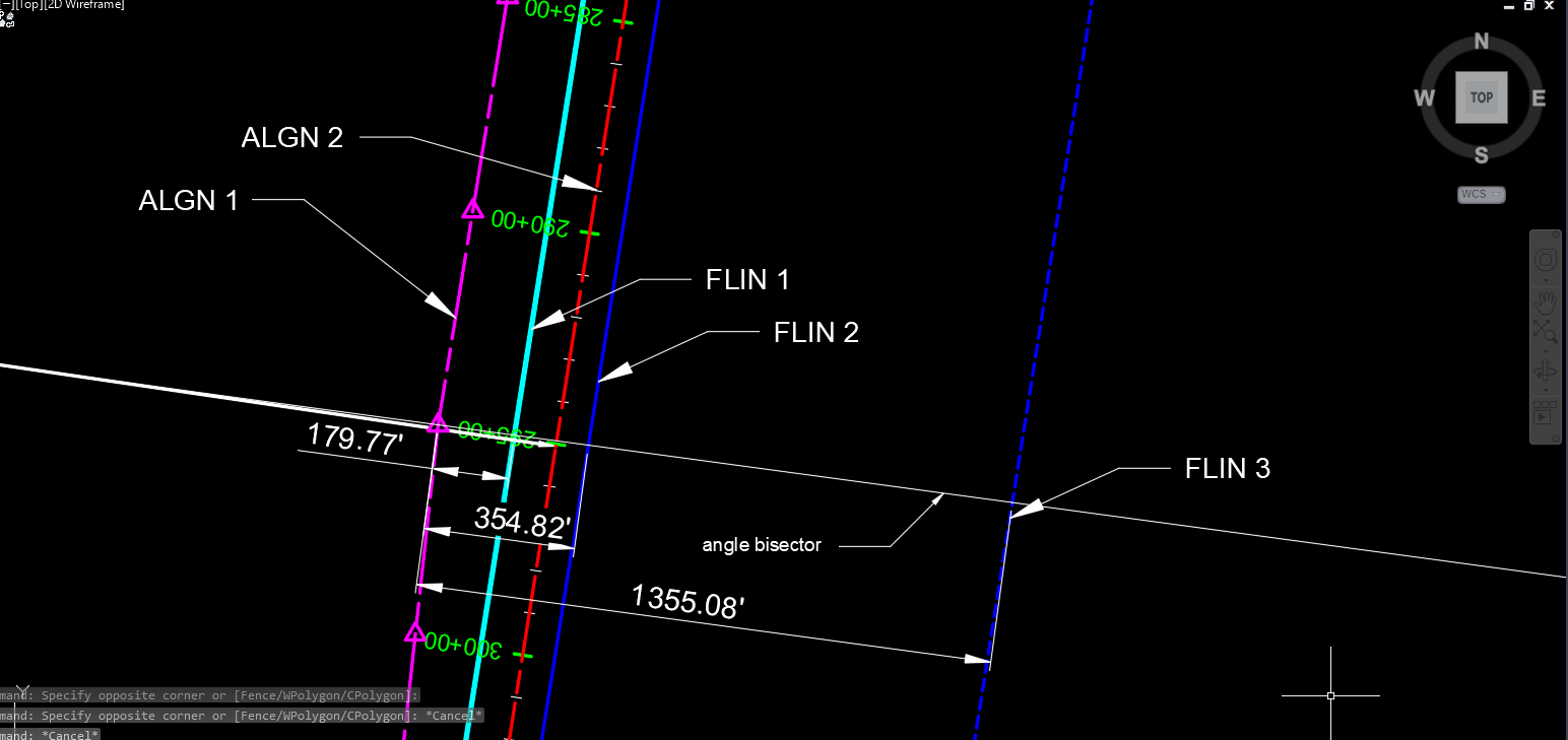 Solved: Distances from an Alignment to a Feature Line - Autodesk Community