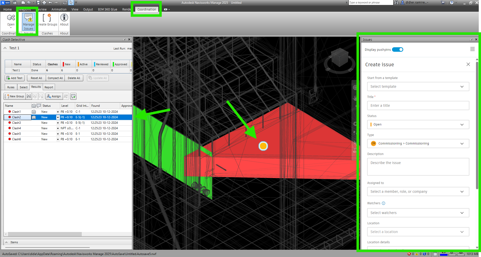 Model Coordination - Create Issue with Ghosting - Autodesk Community