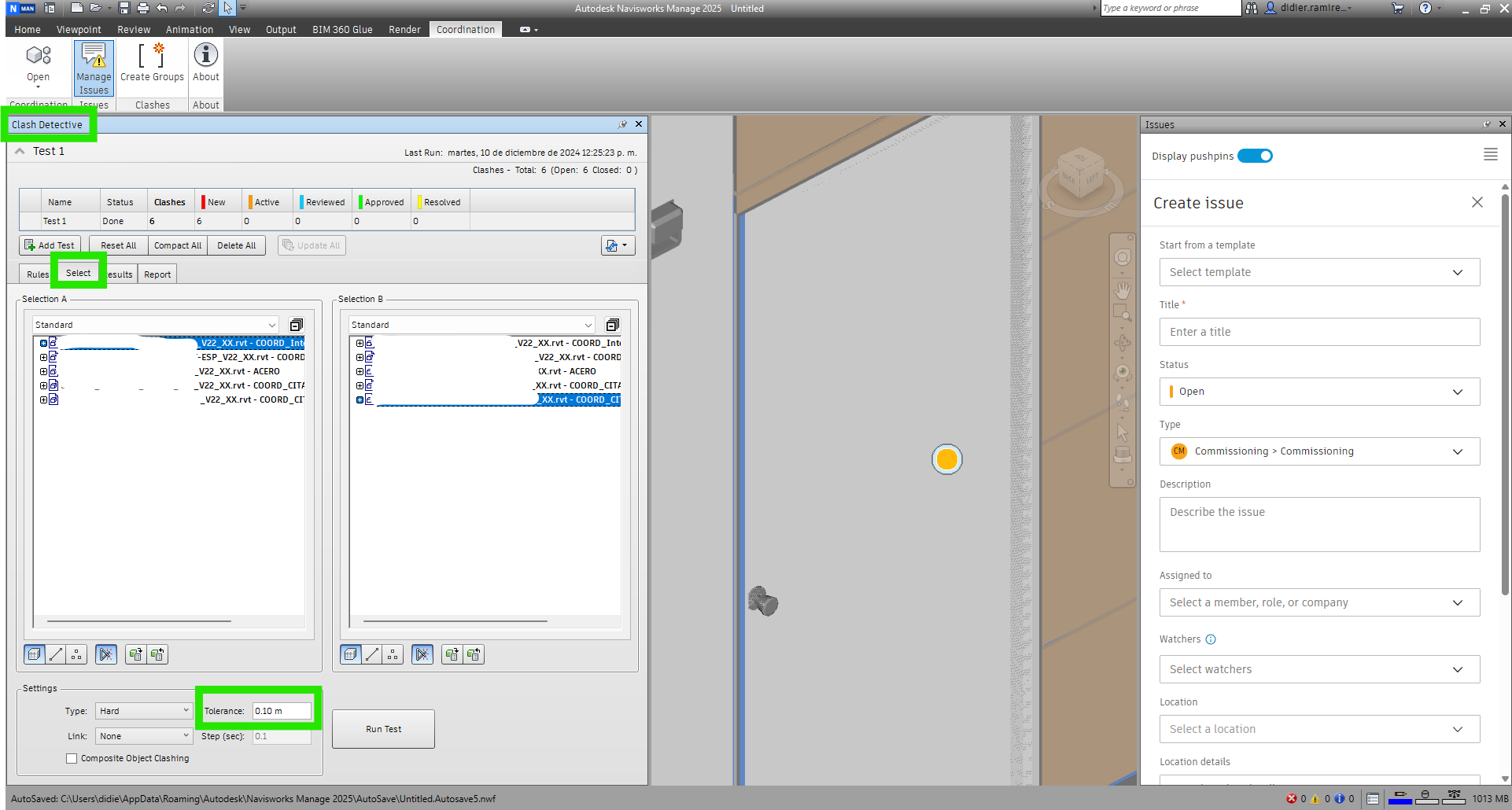Model Coordination - Create Issue with Ghosting - Autodesk Community