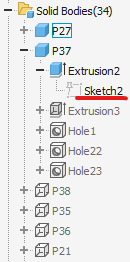 Solved: Show sketch of body by picking - Autodesk Community