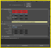 8th node IK Controller yellow frame 55